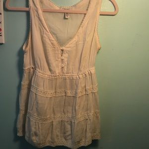 Tiered tank top